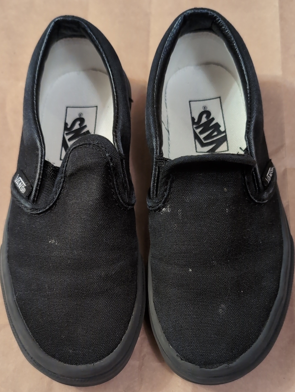 Vans Black Kid's Classic Slip-On Sneakers